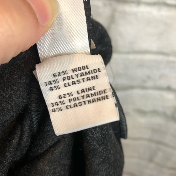 DVF Size 6 Gabi Felted Ruched Wool Blend Jersey Dress - Picture 8 of 8